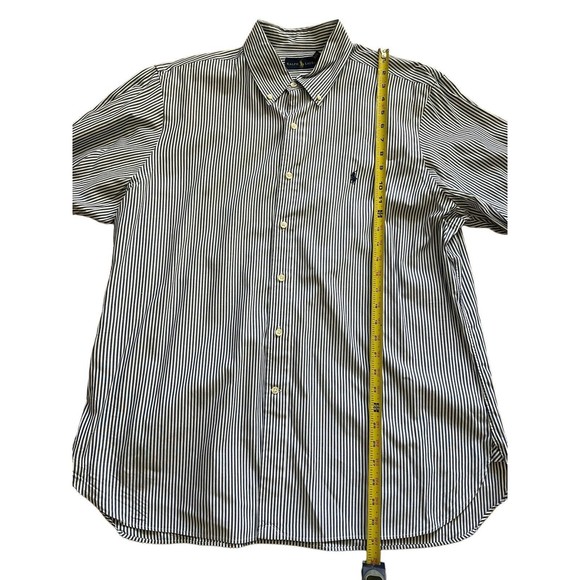 Polo Ralph Lauren L/S Custom Fit Button Front Striped Shirt Men's 17/43 - Picture 4 of 6